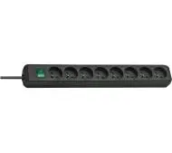 Brennenstuhl Eco-Line 1159301 8 gniazd 3m Czarny