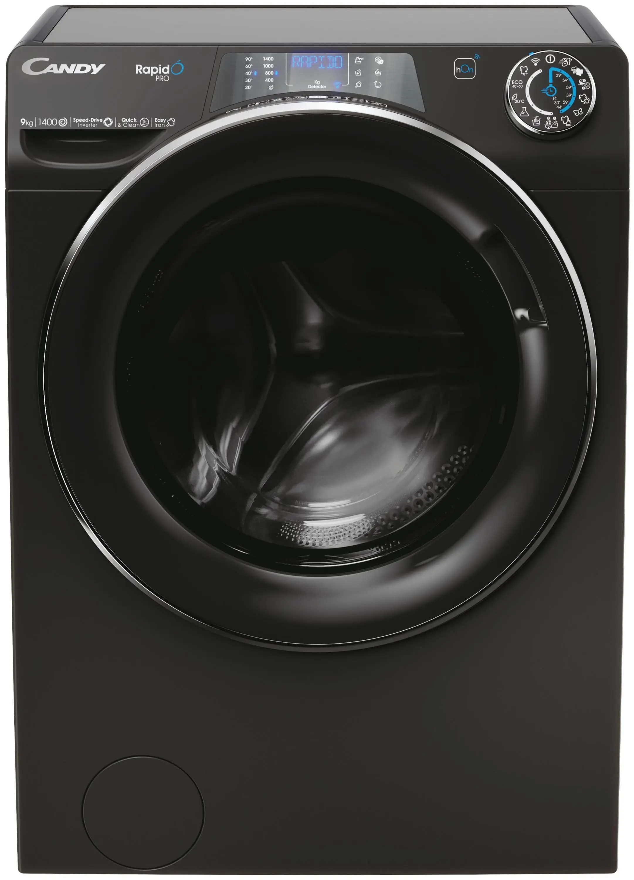 Candy RapidO Pro RP 496BWMBCB/1-S Slim 9kg 1400obr/min Zdalne sterowanie