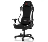 Nitro Concepts X1000 Radiant White Gamingowy  do 135kg Tkanina Czarno-biały