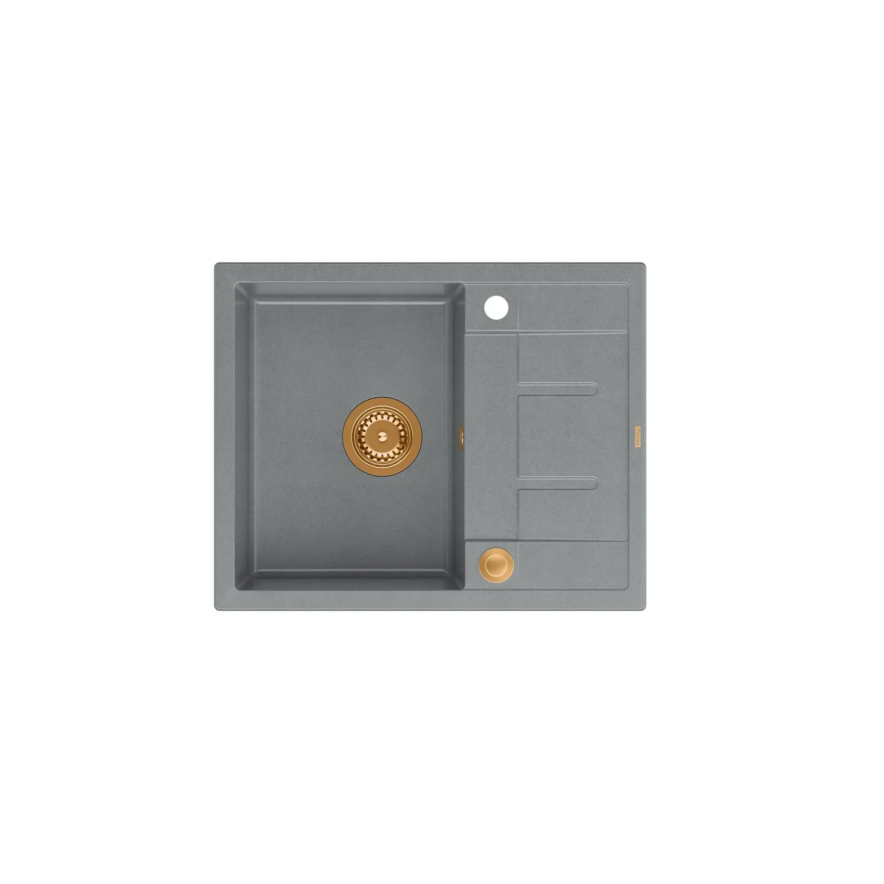 Quadron HB8210U5-C1 P2O Morgan 116 Granitowy Szary/Miedziany