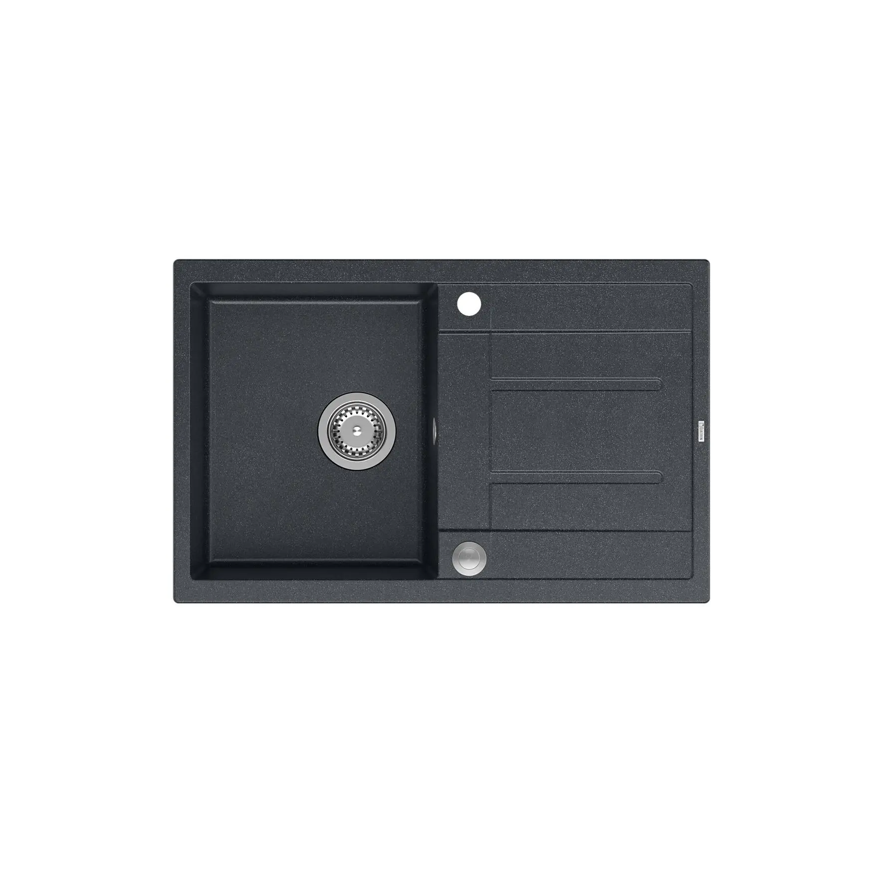 Quadron HB8203U8-BS P2O Morgan 111 Granitowy Czarny metalik/Stalowy