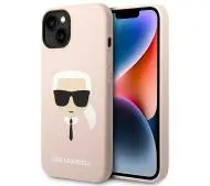 Karl Lagerfeld Silicone Karl`s Head Magsafe KLHMP14MSLKHLP do iPhone 14 Plus