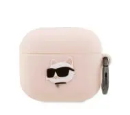 Karl Lagerfeld Silicone Choupette Head 3D do AirPods 3 Różowy