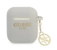 Guess Silicone Charm 4G Collection do AirPods Szary
