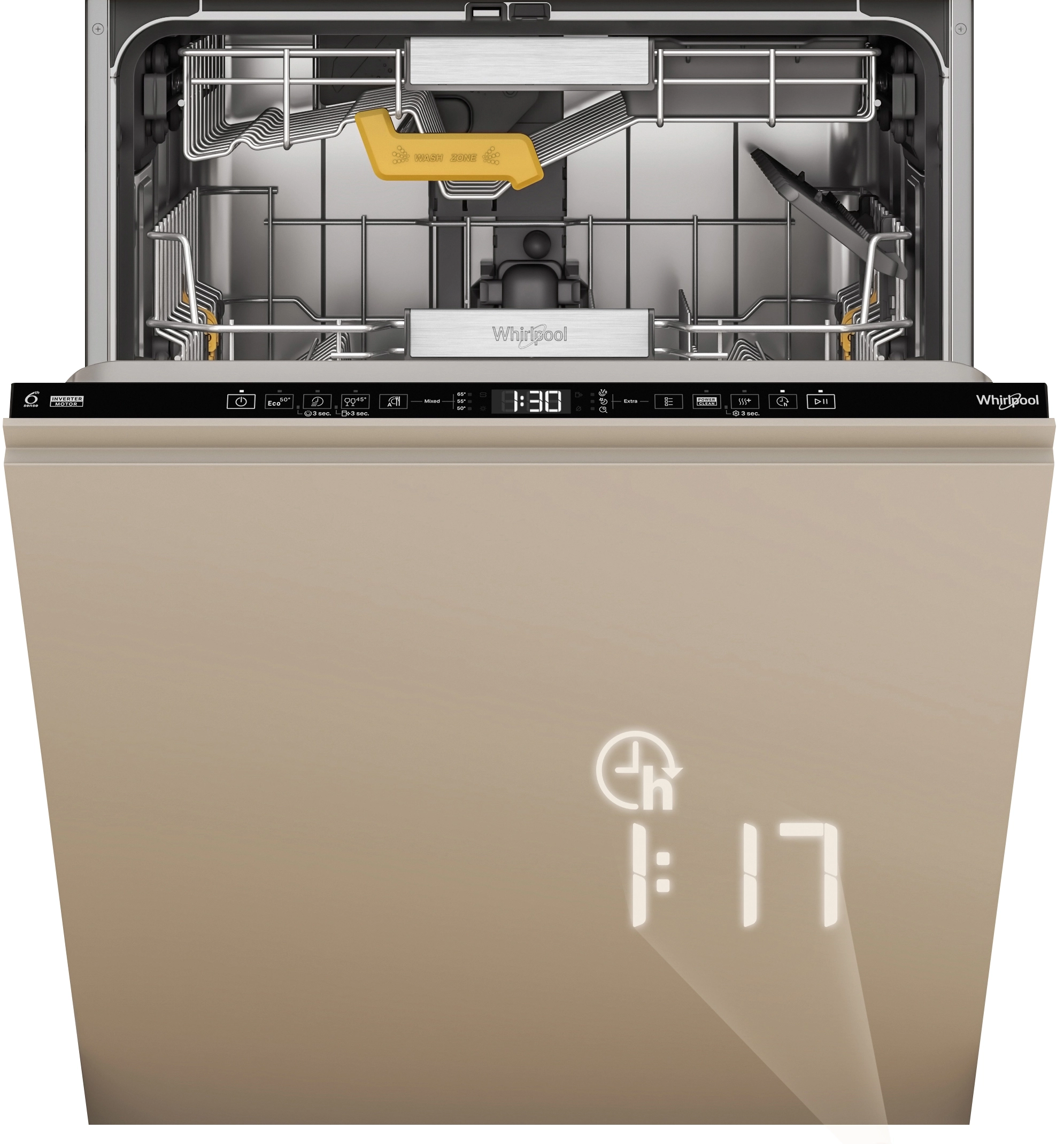 Whirlpool W8IHT40T MaxiSpace 60cm Automatyczne otwieranie drzwi Szuflada na sztućce
