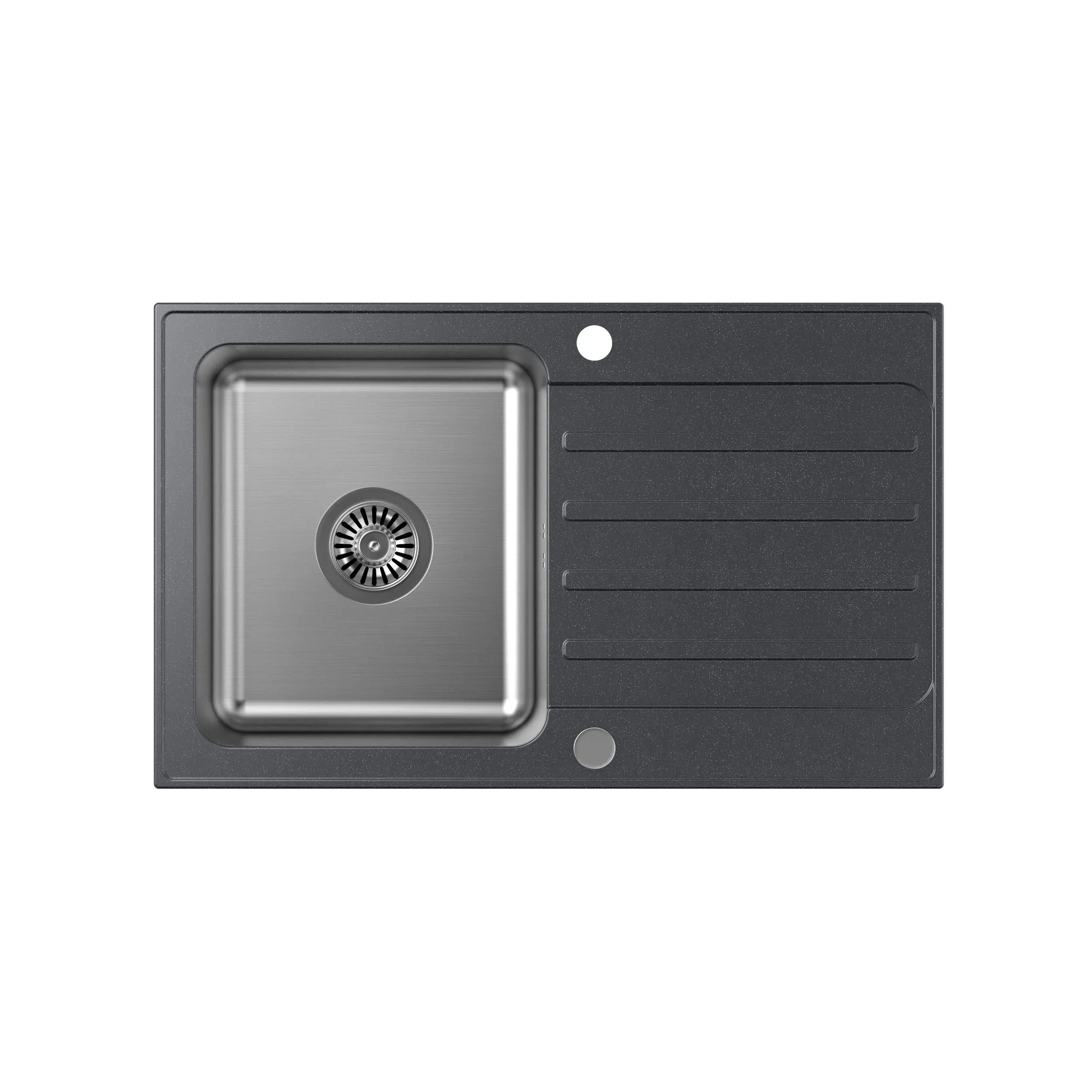 Quadron FUS_K7848CZ Kenneth 111 Granitowy Czarny/Stalowy