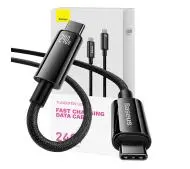 Baseus Tungsten Gold 240W USB-C do USB-C 3m Czarny