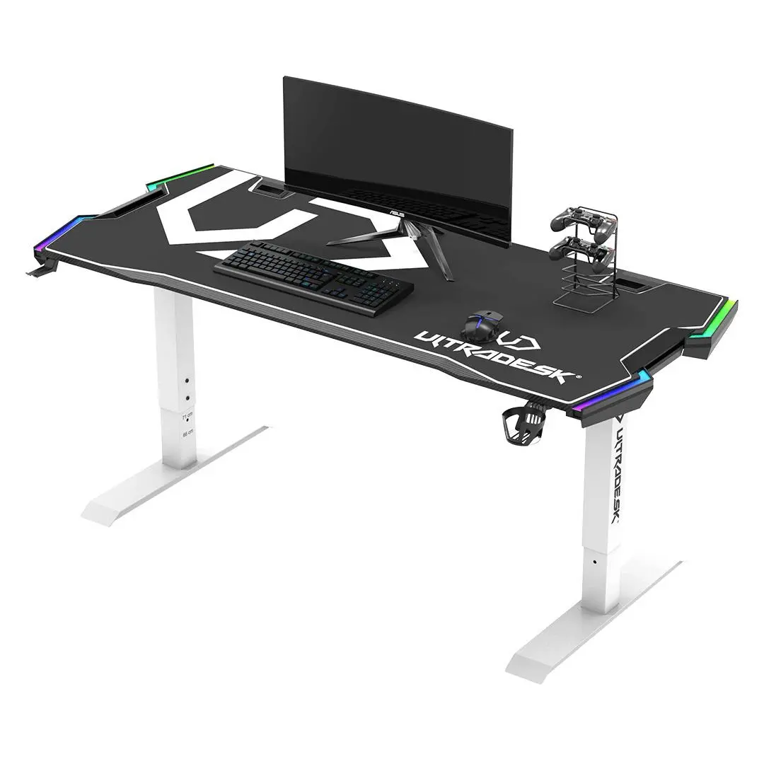 Ultradesk FORCE 166cm Regulacja wysokości Biały