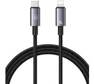 USAMS USB-C do Lightning 30W 1,2m Fast Charging Stalowy