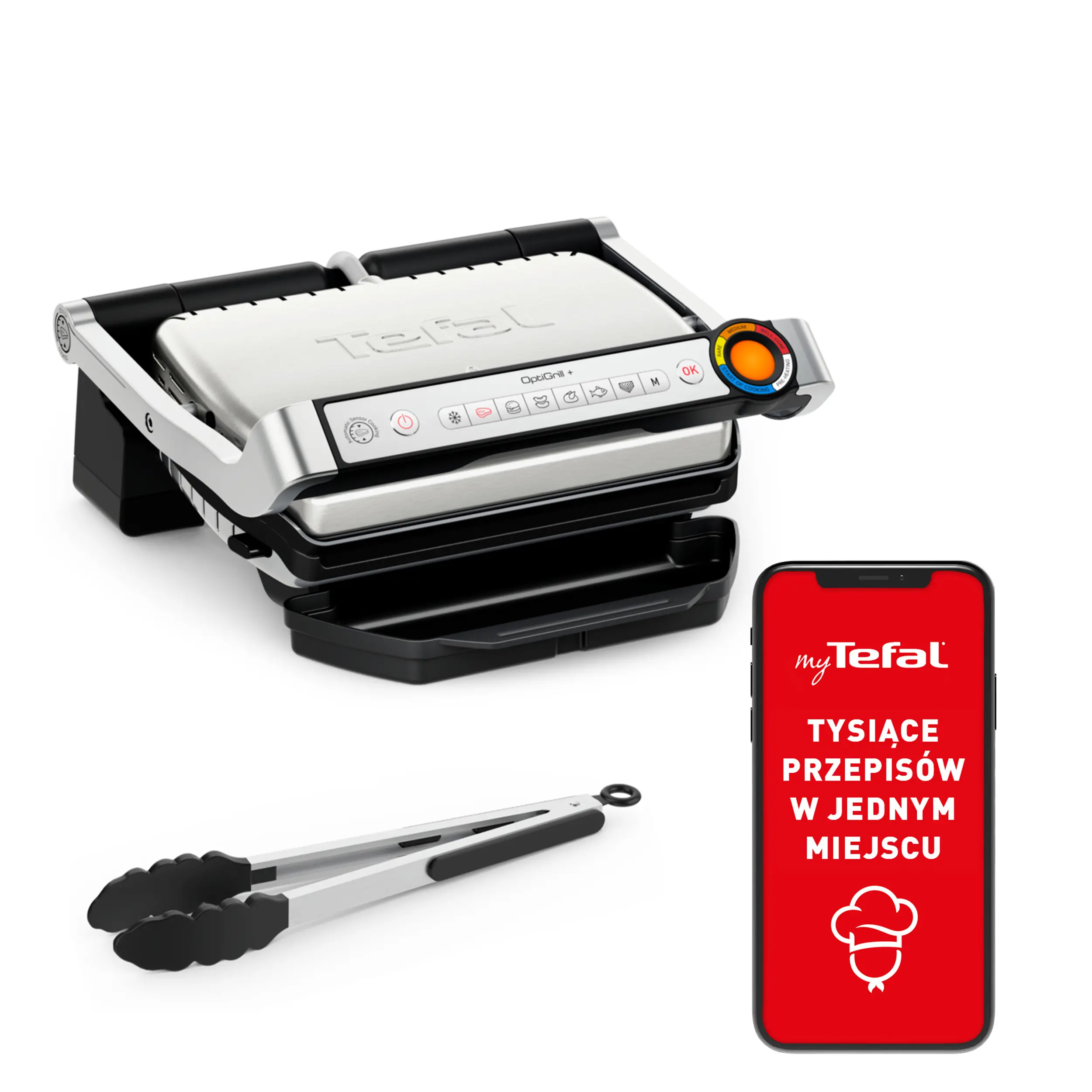 Tefal Optigrill+ GC718D10 Programy automatyczne