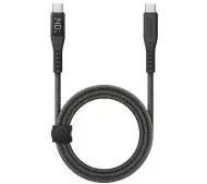 Energea Flow USB-C - USB-C Digital Display 1.5m 240W 5A PD Fast Charge Czarny