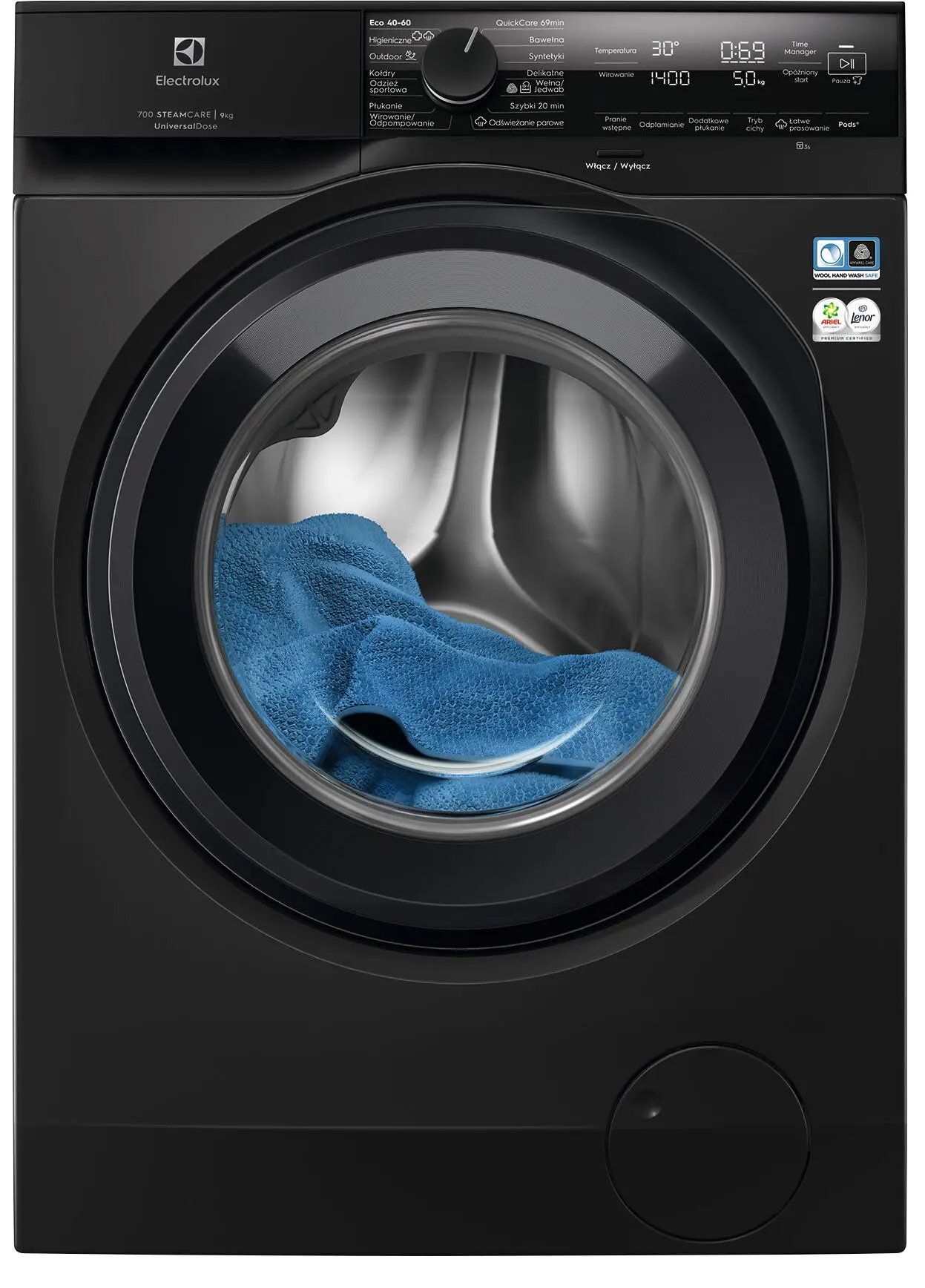 Electrolux 700 SteamCare EW7FG4492UDP 9kg 1400 obr/min UniversalDose