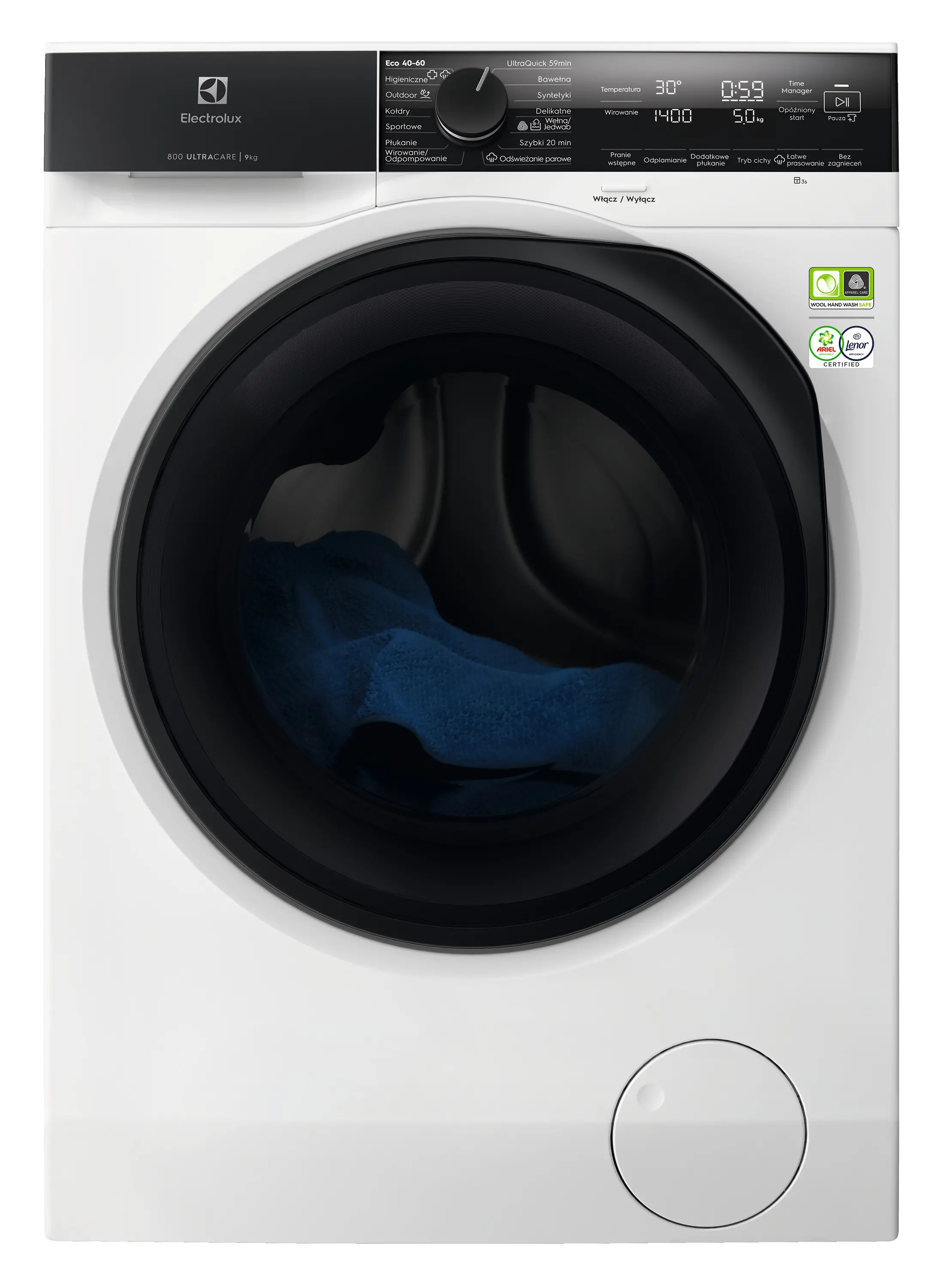 Electrolux 800 UltraCare EW8F4697P 9kg 1600obr/min