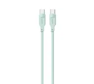 USAMS Lithe Series SJ567USB04 USB-C do USB-C 100W PD FC 1,2m Zielony
