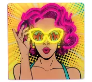 Forever Art LED Kobieta w okularach FLA02