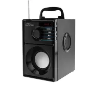Media-Tech BOOMBOX SILVER MT3179 15W Radio FM Czarny