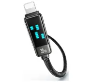 USAMS USB-C do Lightning 30W 1,2m Zinc Alloy Fast Charging Data Cable Meteor Series