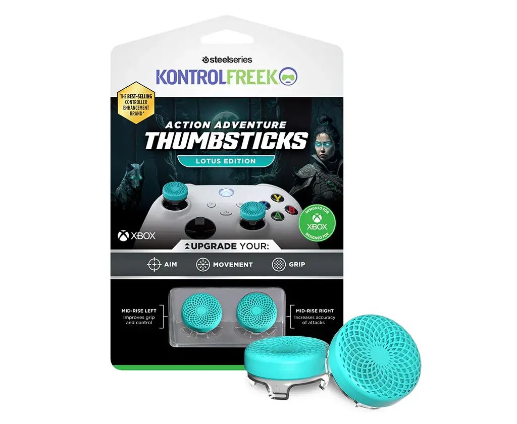 SteelSeries Kontrolfreek 7102-XBX Action Adventure Thumsticks Lotus Edition