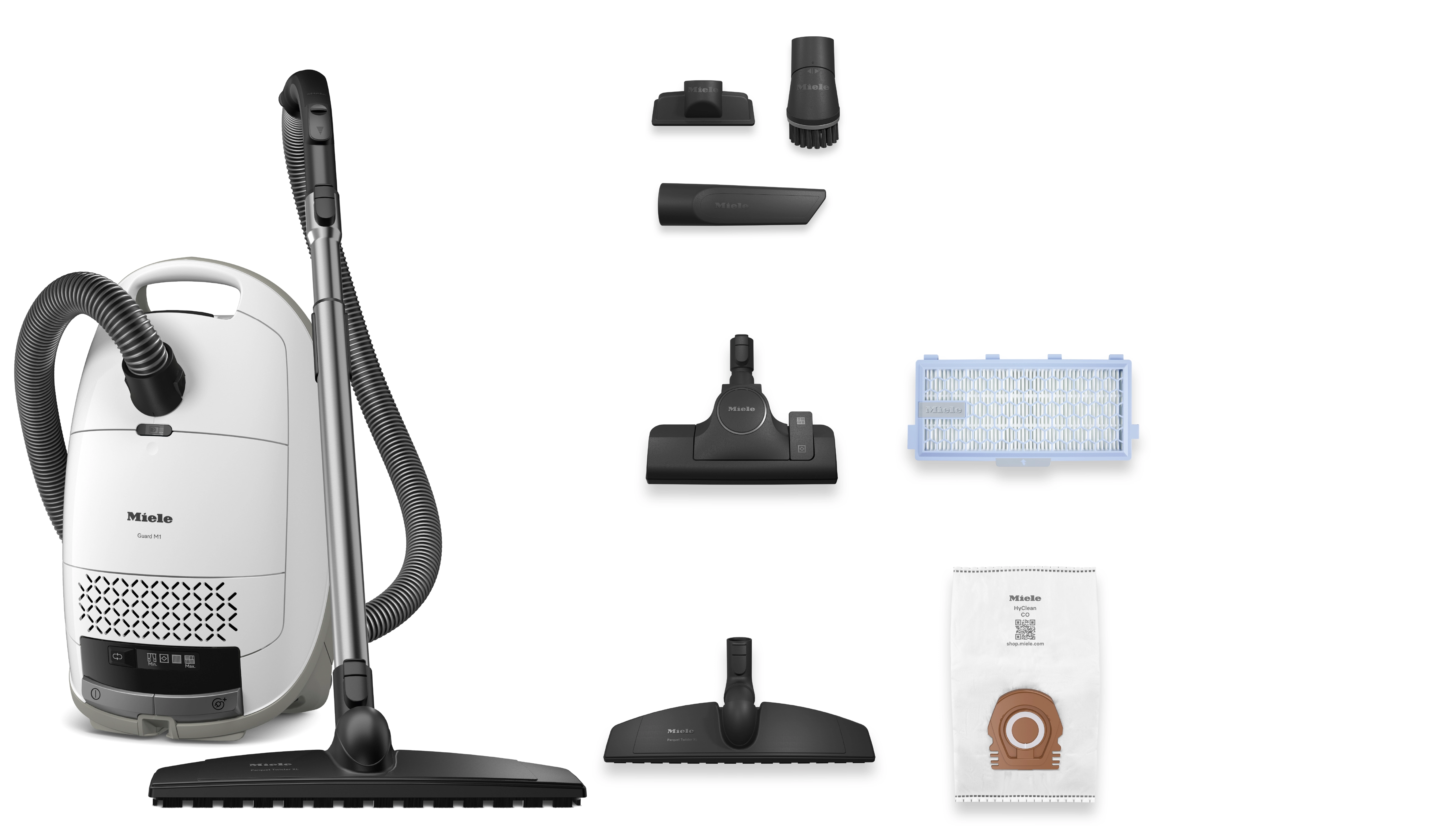 Miele Guard M1 Parquet XL BrilantWhite 890W Szczotka do parkietów