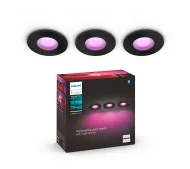 Philips Hue White and Color Ambiance Xamento 3szt. Czarny