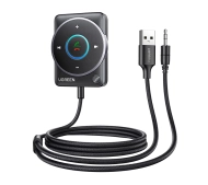 UGREEN CM723, Bluetooth 5.4, USB + mini jack 3.5mm, Wbudowany mikrofon Czarny