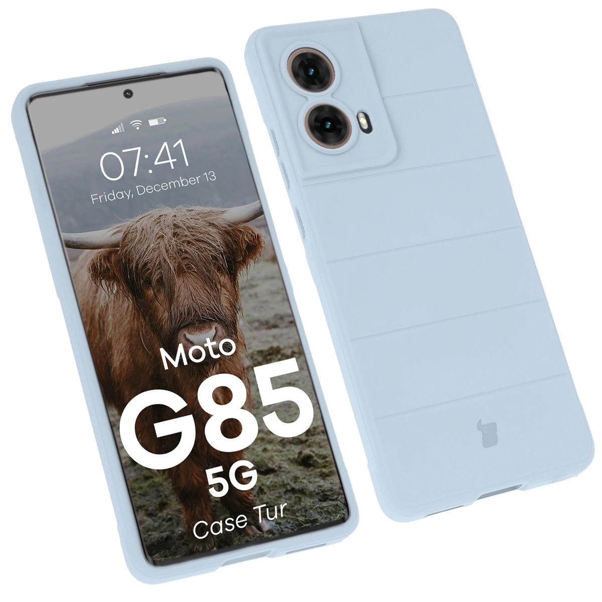 Bizon Tur do Motorola Moto G85 5G Light Blue