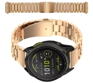 Bizon ze stali nierdzewnej Aura QuickFit 26mm Różowo-złoty