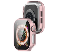 Bizon ze szkłem do Apple Watch 10/11 42mm Jasnoróżowy