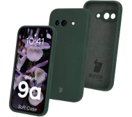 Bizon Silikonowe Soft do Google Pixel 9a Ciemnozielony