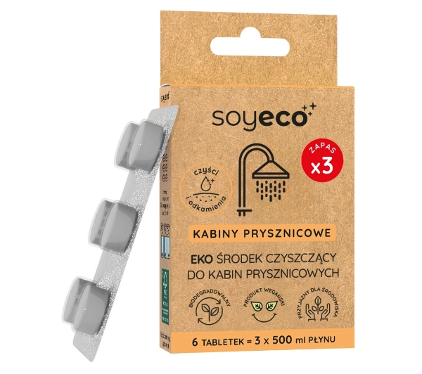 Soyeco do czyszczenia kabin prysznicowych 6szt.