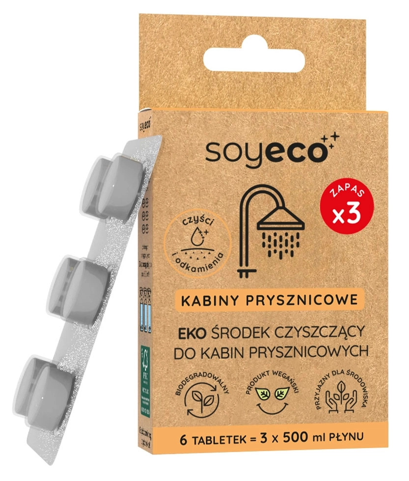 Soyeco do czyszczenia kabin prysznicowych 6szt.