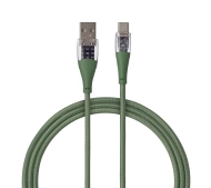QUALO USB do USB-C 1,5m 3A Zielony