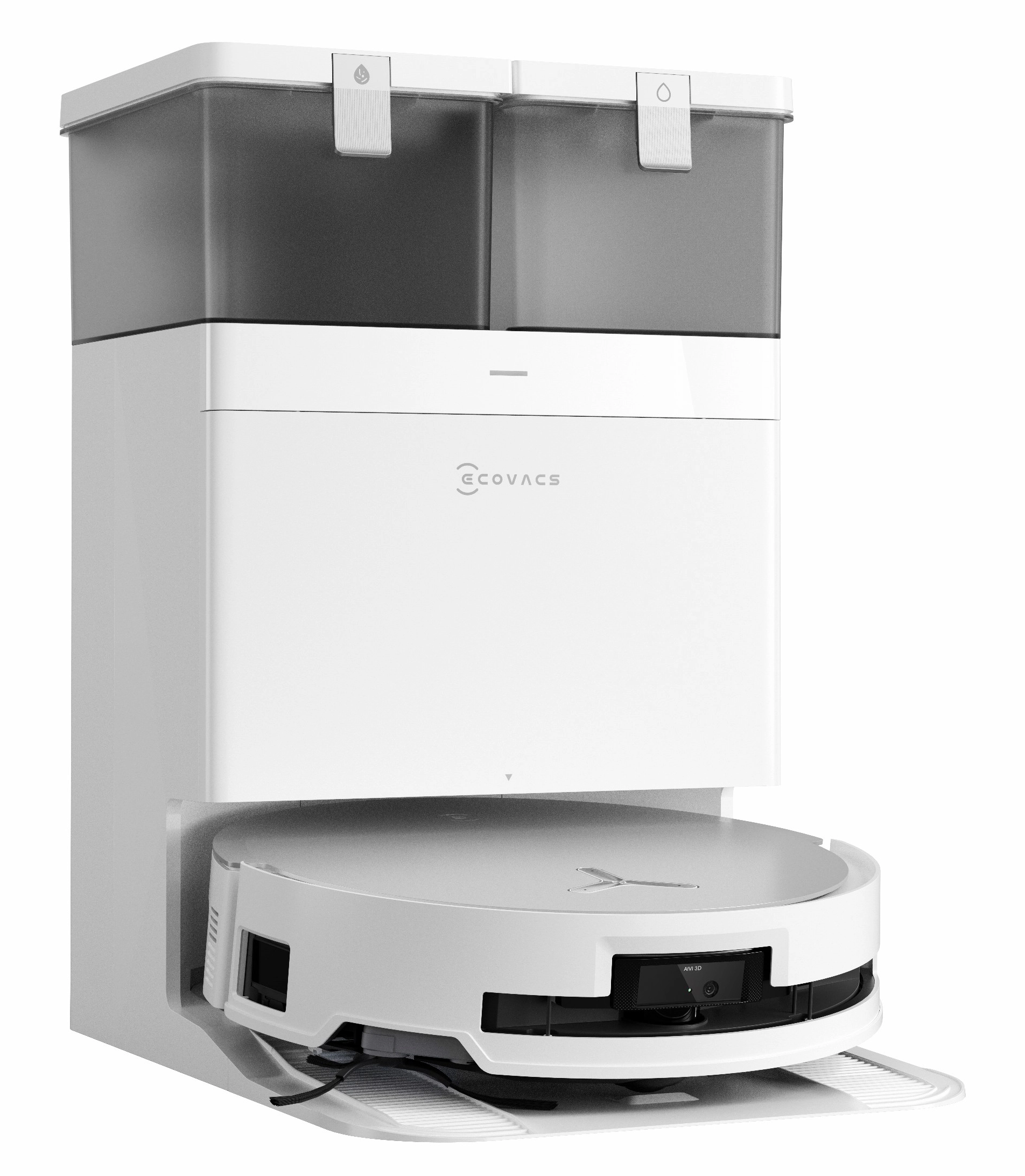 Ecovacs Deebot X8 Omni Funkcja mopowania Stacja oczyszczająca Tworzenie mapy pomieszczenia 67dB Biały