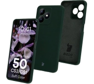 Bizon Silikonowe Soft do Realme Note 50/Realme C53/C51 Ciemnozielony