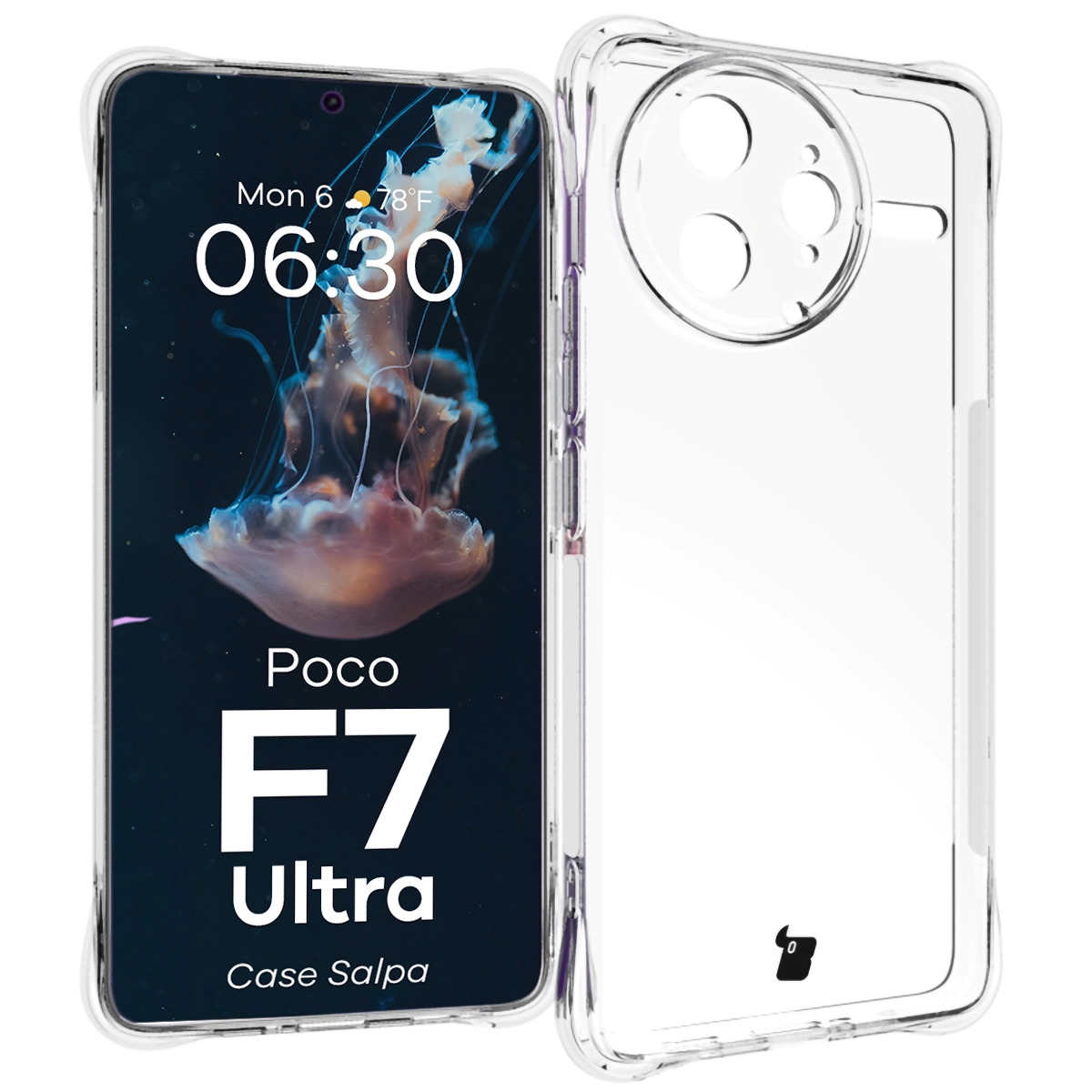 Bizon Salpa do Xiaomi Poco F7 Ultra Przezroczysty