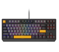 Genesis Thor 230 TKL Naval Blue Negative US RGB Outemu Panda Szary