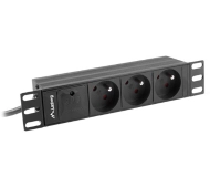 Lanberg RACK PDU 1U 16A 3x230V 2m Czarny