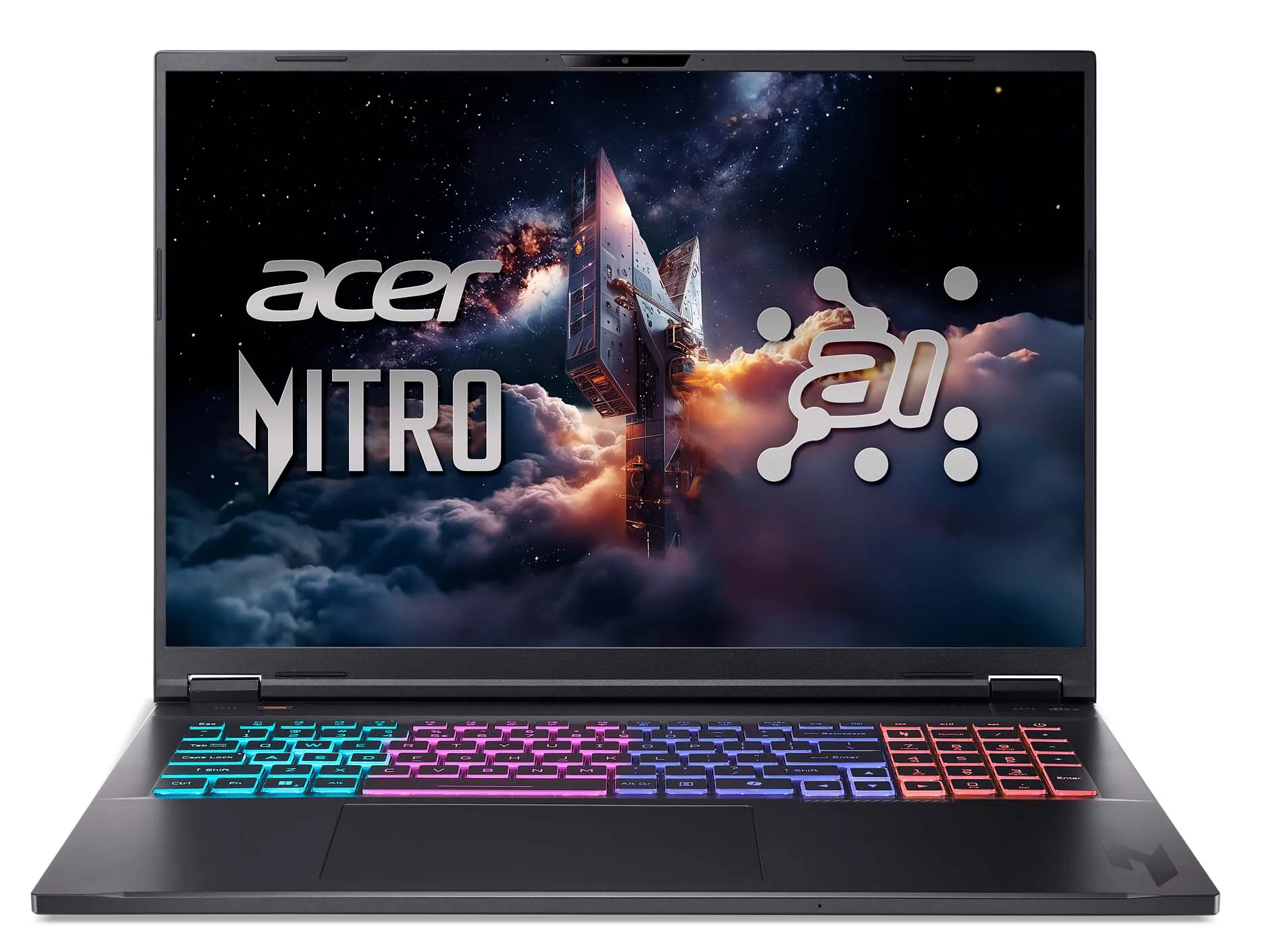 Acer Nitro 18 AI AN18-61 18" 165Hz Ryzen AI 9 365 16GB RAM 1TB Dysk SSD RTX5070 DLSS4 Czarny Funkcje AI