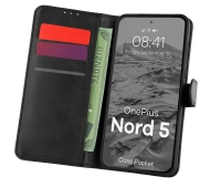 Bizon z klapką Pocket do OnePlus Nord 5 Czarny