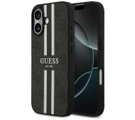 Guess 4G Printed Stripes MagSafe do iPhone 17 Czarny
