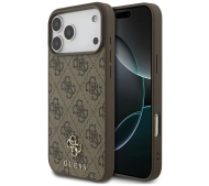 Guess 4G Small Classic Logo MagSafe do iPhone 17 Pro Max brązowy