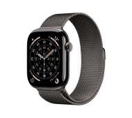 Apple Watch Series 11 GPS + Cellular 46mm Tytan Łupek Bransoleta mediolańska Łupek M/L