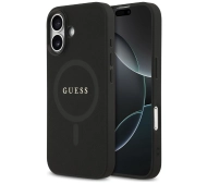 Guess Saffiano Classic Logo MagSafe do iPhone 17 czarny