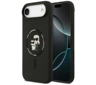 Karl Lagerfeld Silicone Karl&Choupette Ring MagSafe do iPhone Air Czarny