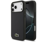 Lacoste Iconic Petit Pique Woven Logo MagSafe do iPhone 17 Pro Max granatowy