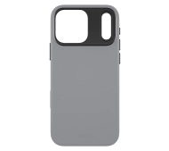 Yaxo Leather Gear Slim Case MagSafe do iPhone 17 Pro Max Szary