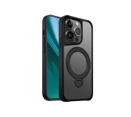 Etteri Matt Mag Ring do iPhone 15 Pro Czarny