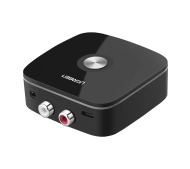 UGREEN CM106 Odbiornik Bluetooth 5.1,  2x RCA, jack 3.5mm, aptX HD, USB-C Czarny