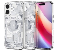 Spigen Ultra Hybrid Mag MagSafe do iPhone 17 zero one biały