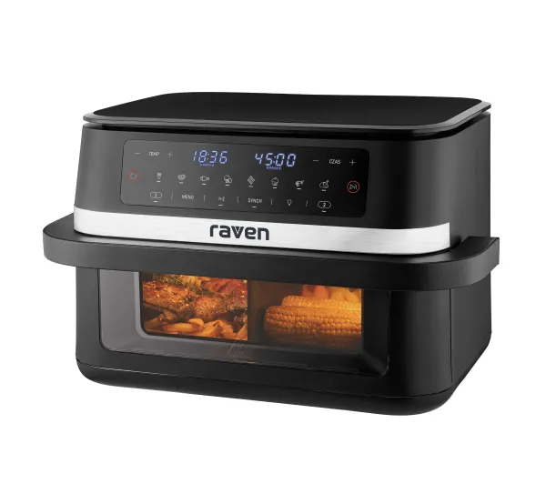 Raven EFN013 Frytownica niskotłuszczowa 2950W 11,5l Jedna duża komora lub dwie regulowane